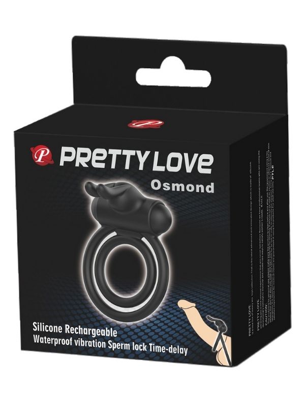 Osmond Titreşimli Silikon Penis Halkası | Penis & Testis | Klitoris Uyarıcılı