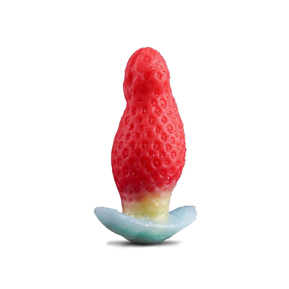 Çilek Tasarımlı Silikon Anal Plug – Küçük Boy  Renkli & Konforlu Deneyim