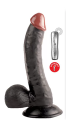 25 CM Realistik Dokulu Titreşimli Zenci Realistik Vibratör Penis