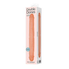 Double Dong 36 cm Çift Taraflı Realistik Dildo Anal Vajinal Penis