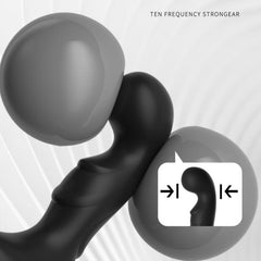 Telefon Kontrollü Açısal Hareketli Prostat Uyarıcı Anal Vibratör