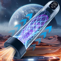 IPX7 Su Geçirmez Vakum Pompası – USB Şarjlı Güçlü Emişli 5 Modlu Otomatik Sistem