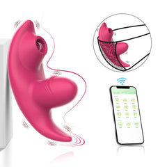 Telefon Kontrollü Külot İçi Giyilebilir G Noktası Ve Klitoris Uyarıcı Emiş Özellikli Çift Motorlu Lüx Vibratör
