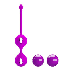 Kegel Egzersiz Topu İkili Set – Metal İç Toplu