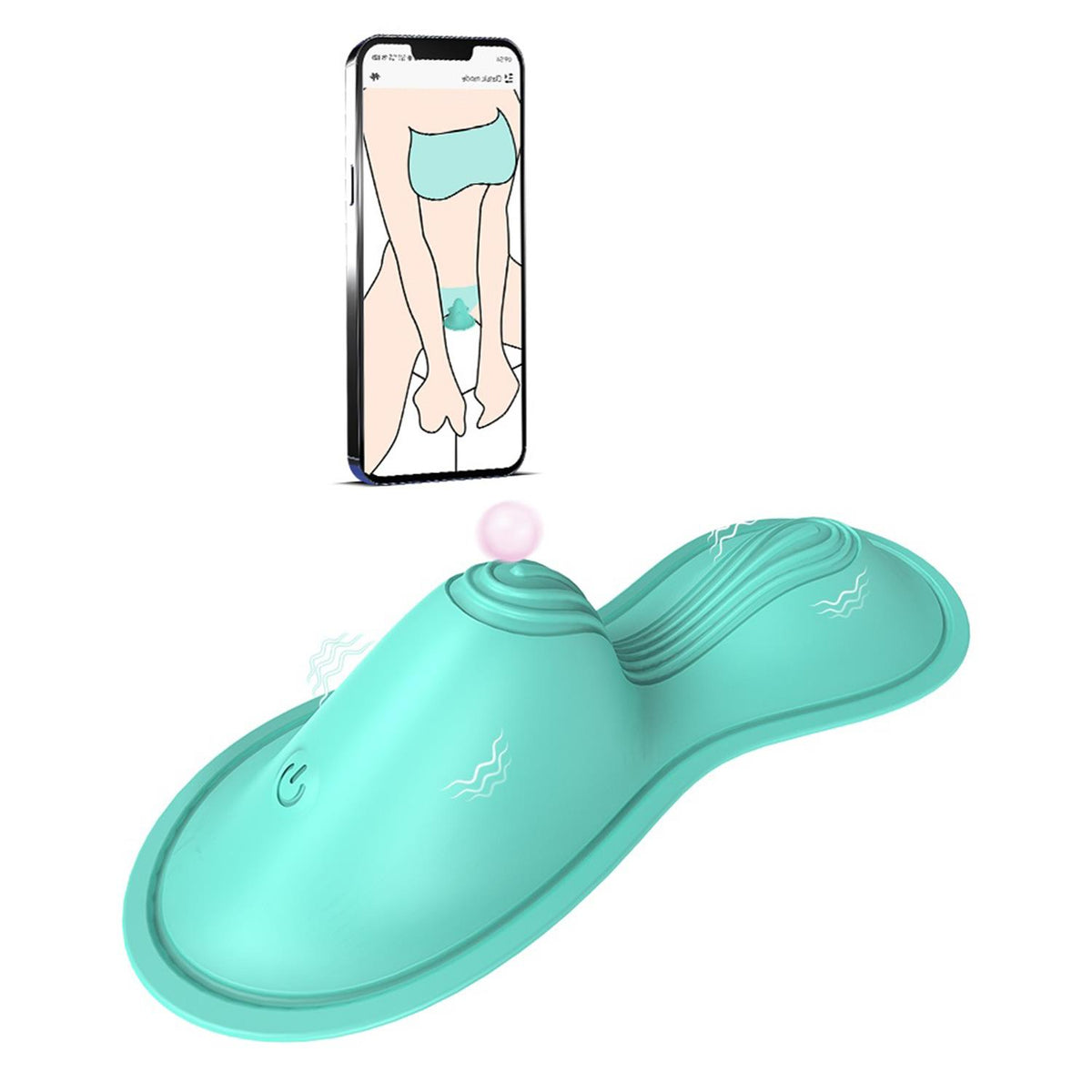 Şarjlı Manyetik Giyilebilen Panty Vibratör – Telefon Kontrollü, Perine & Klitoris Uyarıcı, Sessiz ve Su Geçirmez