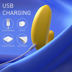 Banana App Telefon Kontrollü Şarjlı G Nokta ve Klitoris Uyarıcı Giyilebilir Mini Vibratör