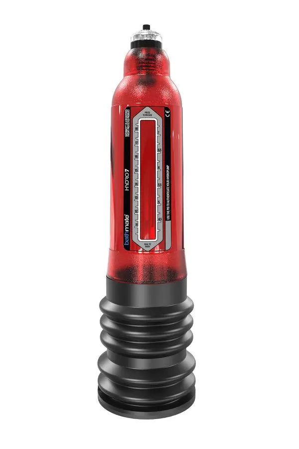 BATHMATE HYDRO7 30 CM Kırmızı Su Basınçlı Penis Pompası (Hercules analog)