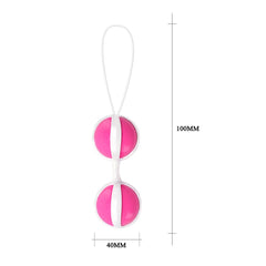 Be Mine Balls İkili Plastik Zevk Topları – Ağırlıklı Titreşim