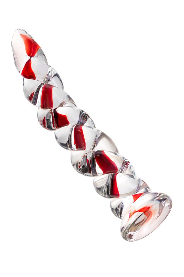Sexus Glass Cam Dildo – Transparan, 18 cm, Sıcaklık Oyununa Uygun