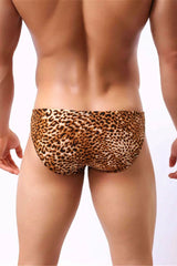 Fantazi Leopar Desenli Erkek Slip