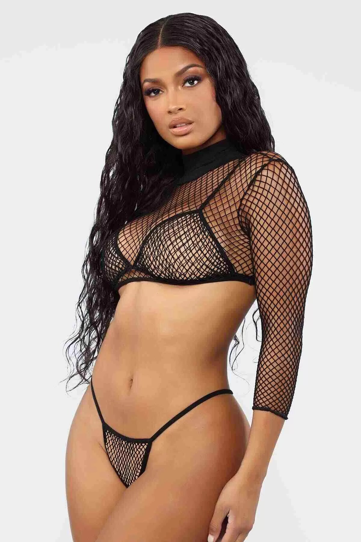Fileli Fantazi Büstiyerli Seksi Sütyen Külot Takım