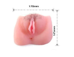 Realistik Anal & Vajinal Mastürbatör – Ultra Doku, Titreşimli Top
