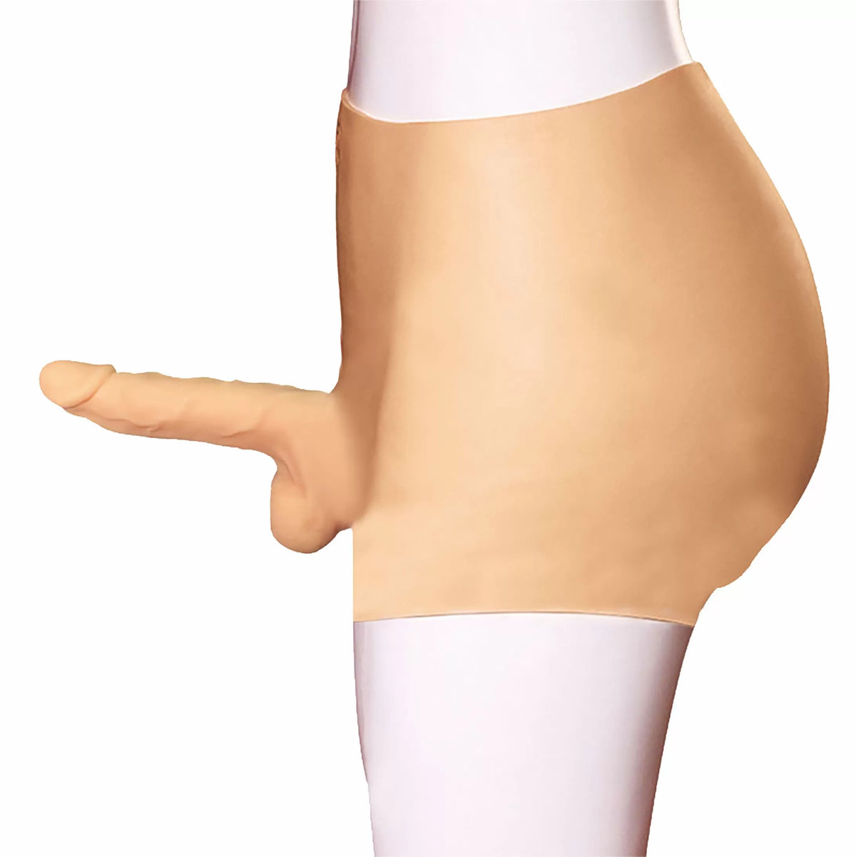 Giyilebilir Şort Model Full Realistik 19 CM Süper Panty Strapon Dildo Penis