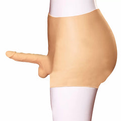 Giyilebilir Şort Model Full Realistik 19 CM Süper Panty Strapon Dildo Penis