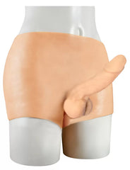 Giyilebilir Şort Model Full Realistik 19 CM Süper Panty Strapon Dildo Penis