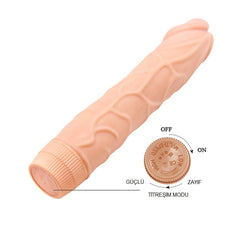Barbara 22,5 CM Güçlü Titreşimli Klasik Realistik Gerçekci Penis Dildo