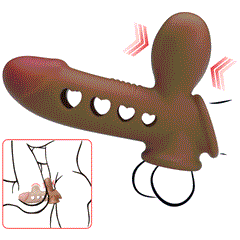 Airbag Penis Sleeve Hava Yastıklı Premium Melez Rengi Silikon Penis Kılıfı Tyronn