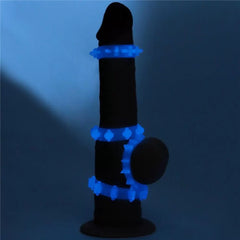 Karanlıkta Parlayan Fosforlu 4&amp;#39;lü Penis Halkası