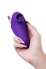 Klitoral Uyarıcı Emici Parmağa Takılabilir Vibratör Mor 