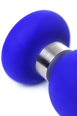 L Classic Metal Aksesuarlı Özel Silikon Anal Plug Tıkaç 13 Cm