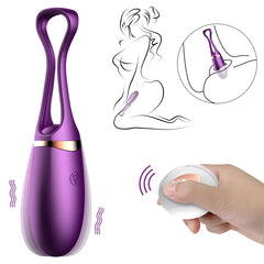 M2 - Şarjlı Uzaktan Kumanda ve Ses Kontrollü G-Spot ve Klitoris Uyarıcı Giyilebilir Vajinal Top