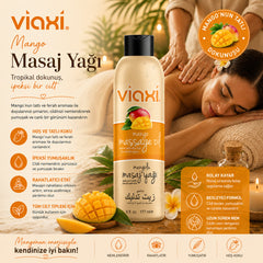 Viaxi Mangolu Masaj Yağı | Tropikal Aroma | Tüm Cilt Tipleri