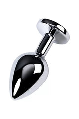 Mor Metal Taşlı Özel Mücevheratlı Orta Boy Metal Anal Plug Tıkaç