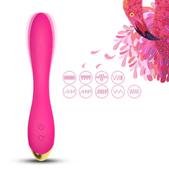 Pembe Şarjlı Esnek G Spot Uyarıcı Çok Açılı Vibratör