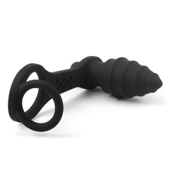 Penis Halkalı Prostat Uyarıcılı Penetrasyon Masajı Anal Plug Vibratör