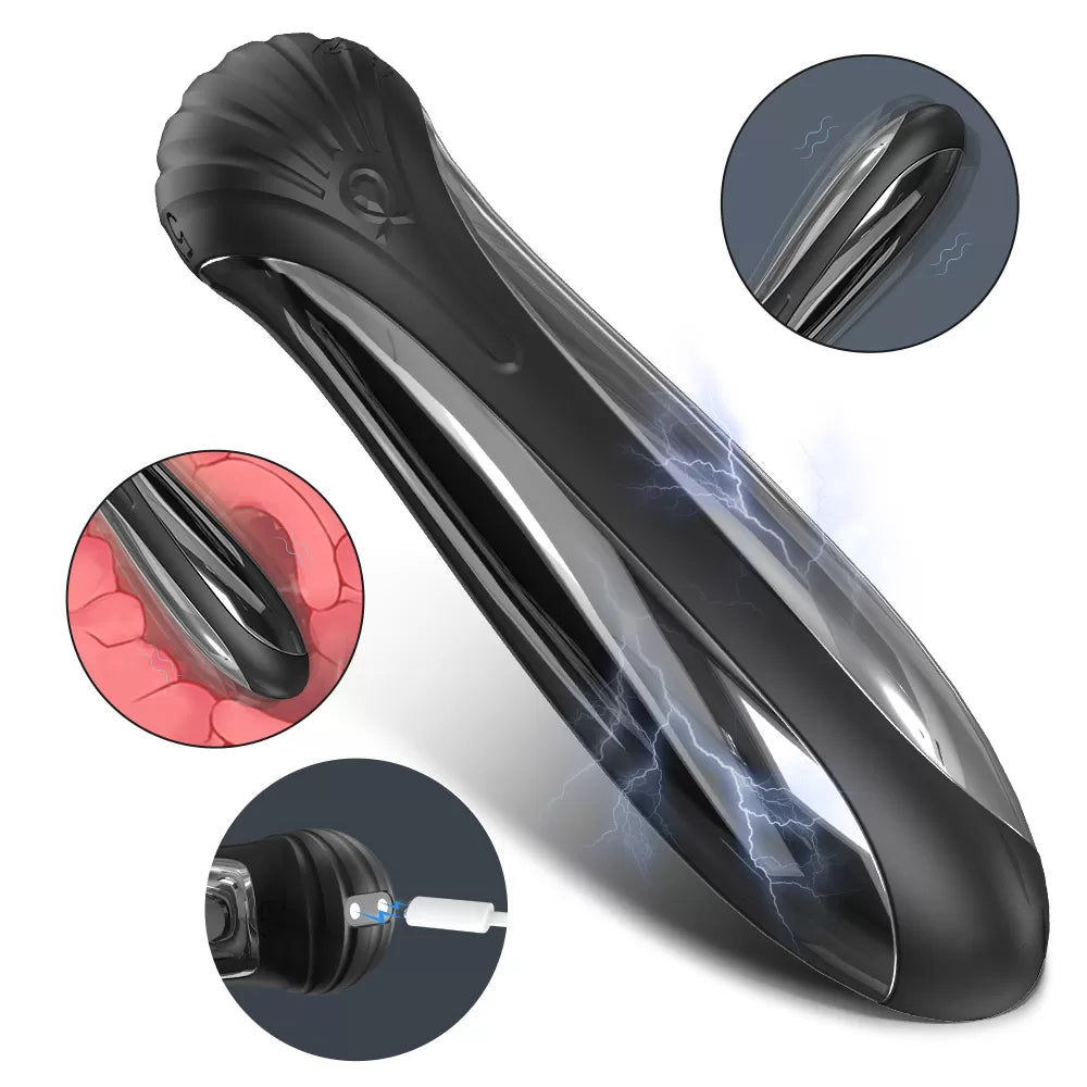 Poison Dart Şarjlı Elektrikli Uyarıcı G Nokta Uyarıcı ve Titreşimli Prostat Uyarıcı Anal Mini Vibratör