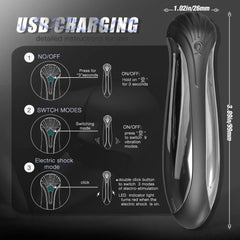 Poison Dart Şarjlı Elektrikli Uyarıcı G Nokta Uyarıcı ve Titreşimli Prostat Uyarıcı Anal Mini Vibratör