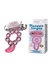 Plasure Tongue Titreşimli Klitoris Uyarıcılı Şeffaf Penis Kılıfı | 10 Mod