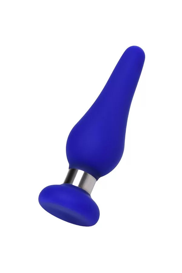 S Classic Metal Aksesuarlı Özel Silikon Anal Plug Tıkaç 