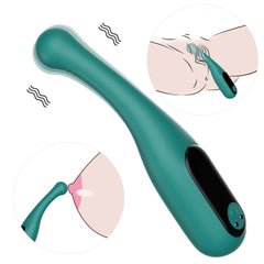 Klitoris Ve G Spot Uyarıcılı Mini Yeşil Özel Tasarım Vibratör