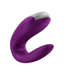 Satisfyer Double Fun Connect App Telefon Uyumlu Klitoris ve G-Spot Uyarıcı Çiftlere Özel Vibratör
