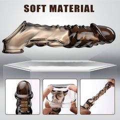 Şeffaf Penis Kılıfı Titreşimli
