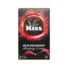 Silky Kiss Çilek Aromalı Prezervatif