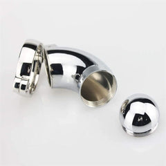 Silver Özel Chastity Cage Kilit Penis Esaret Kafesi