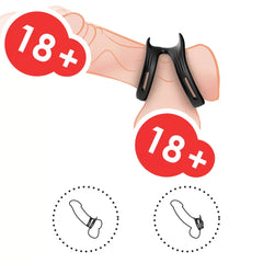 Silikon Testis Halkalı Penis Yüzüğü