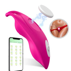 Telefon Kontrollü Manyetik Klipsli Sessiz Giyilebilir Klitoris Uyarıcı Mini Vibratör