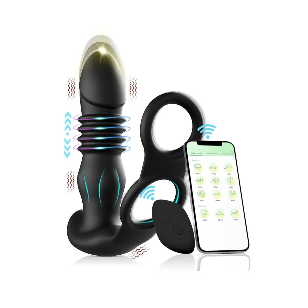 Akıllı Telefon Kontrollü Hareketli Vibratör – Yepyeni Hareket Teknolojisi | Aşk Erotik Shop