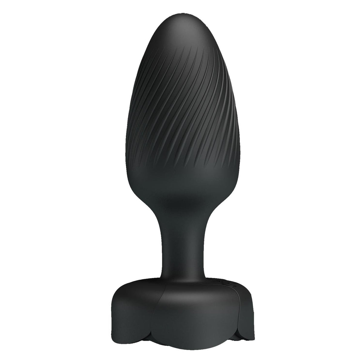 LED Işıklı Manyetik Şarjlı Anal Plug – 10 Titreşim Modlu Silikon Anal Toy