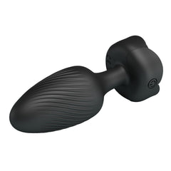 LED Işıklı Manyetik Şarjlı 10 Modlu Silikon Anal Plug – Güçlü Titreşimli Anal Toy